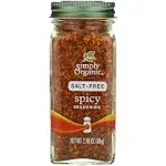 Simply Organic Salt-Free Spicy Seasoning - 2.4 oz