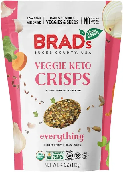 Brad's Plant Based Organic Herb Veggie Keto Crisps