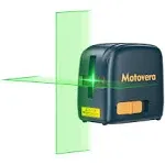 Motovera Laser Level Cross Line Laser with SelfLeveling Green Cross Li