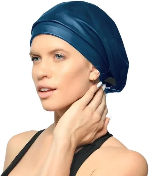 Hairbrella Satin-Lined Waterproof, Adjustable Swim Cap