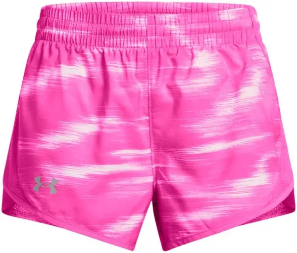 Under Armour Girls' Fly-By Printed Shorts