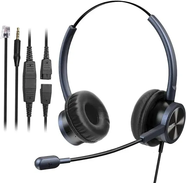 MAIRDI Headset with RJ9 3.5mm Deskphone