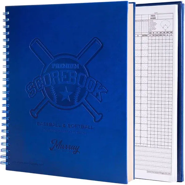 Murray Sporting Goods Premium Baseball Softball Scorebook