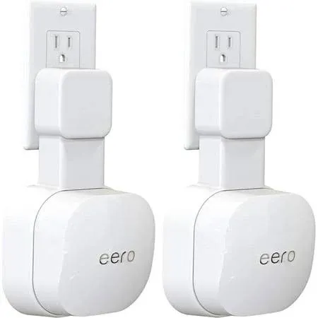 Outlet Wall Mount for Eero 6 Dual-Band Mesh Wi-Fi 6 System