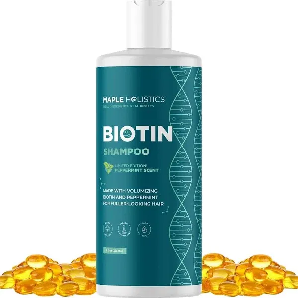 Volumizing Biotin Shampoo for Thinning Hair - Thin Hair Shampoo with Peppermi...