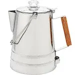 Coletti Butte Stainless Steel Stovetop and Camping Coffee Percolator (14 Cup) (71 oz)