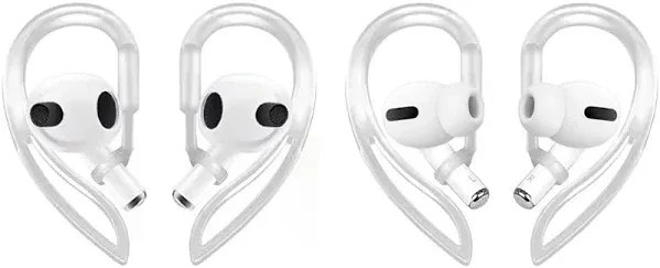 2 Pairs Ear Hooks Compatible with AirPods 3rd Generation [Multi-Dimensional Adjustable] Accessories Compatible with AirPods Pro AirPods 3 2 1 Gen(