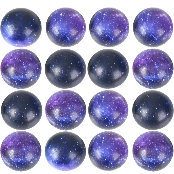 Bedwina Galaxy Stress Balls for Kids (Pack of 24)