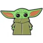 Toynk Star Wars Exclusive Enamel Lapel Pin - The Mandalorian Cartoon Child Baby Yoda Ears Up Collectible Badge for Backpacks, Clothes, Bags, Jackets, Hat Accessories