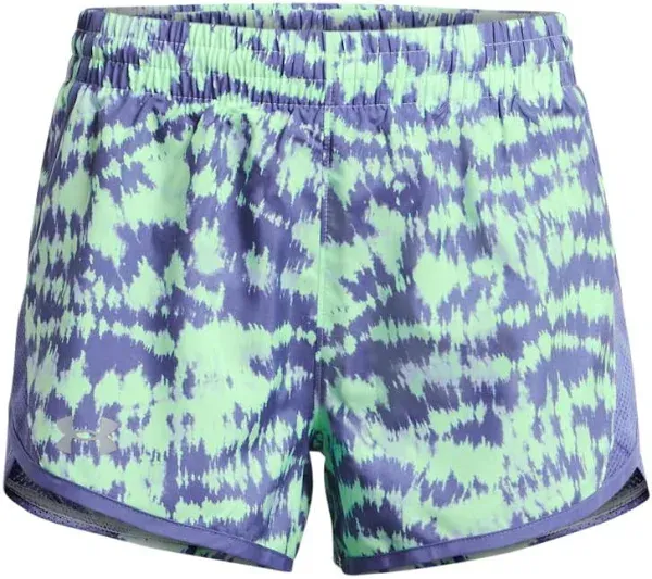 Under Armour Girls' Fly-By Printed Shorts