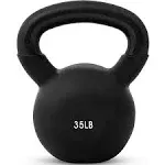 JFIT Kettlebell Weights Vinyl Coated Iron - 12 Size Options, 5lbs-50lbs - Coated for Floor and Equipment Protection, Noise Reduction, Ballistic, Core, Weight Training