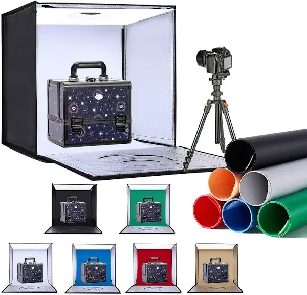 Zkeezm 24"x24" Foldable Light Box Photography