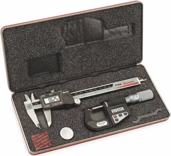 Starrett S766az Precision Tool Set W/O Output,2 Pc