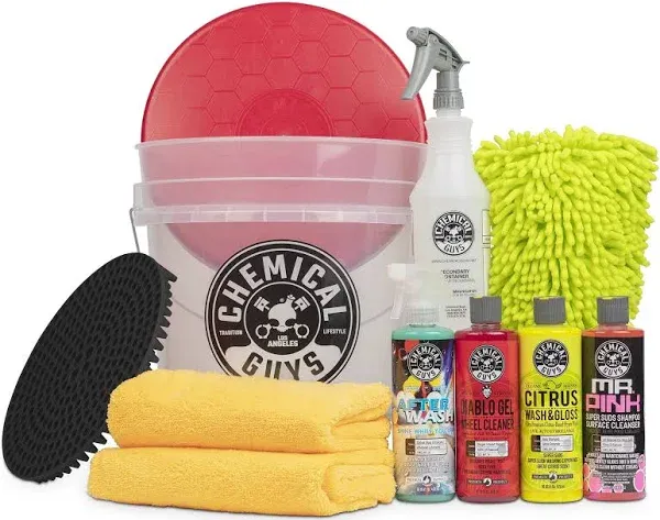 Chemical Guys Best Car Wash Bucket Kit with Dirt Trap