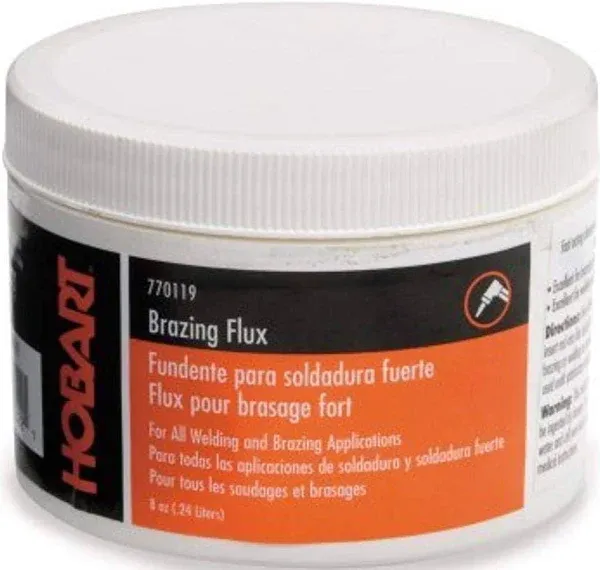 Hobart 770119 Welding Flux Brazing 1/2 Lb Can