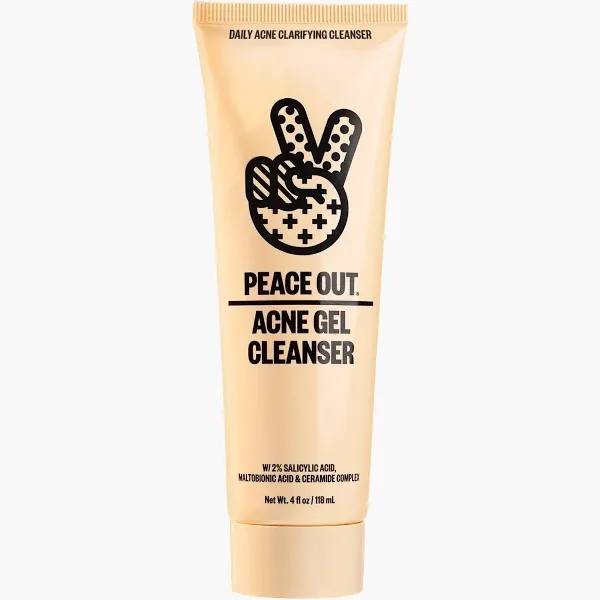 PEACE OUT Acne Gel Cleanser