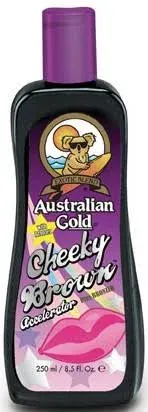 Australian Gold, CHEEKY BROWN Accelerator Dark Natural Bronzers, Tanning Bed Lotion 8.5 oz