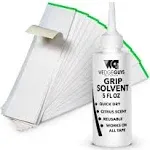 Golf Grip Kit - 15 Golf Grip Tape Strips and 5 oz. Grip Solvent