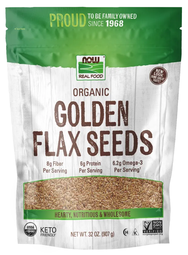 Now Foods Golden Flax Seeds