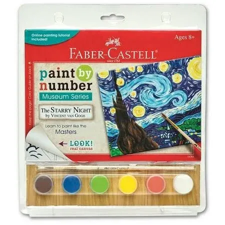 Faber-Castell Museum Series Paint By Number Kit The Starry Night