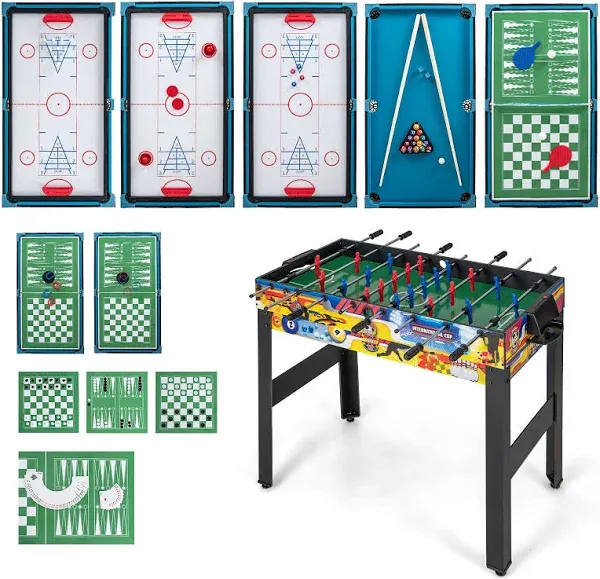 Costway 12-in-1 Combo Game Table Set