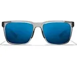 Roka Barton 2.0 Sunglasses with Crystal Grey Frames - Glacier Mirrors (Polarized) Lens | Regular (56)