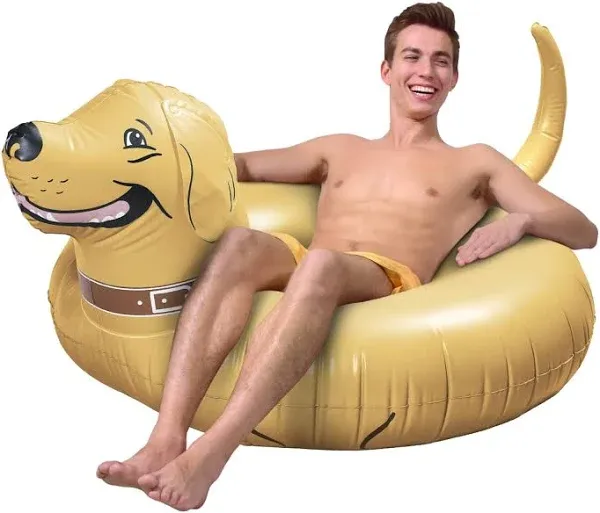 GoFloats Buddy The Dog Party Tube Inflatable Raft