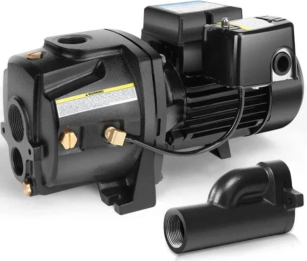 Acquaer Convertible Jet Pump 1/2 HP CJE050-1  115V / 230V Shallow/Deep NOB *READ