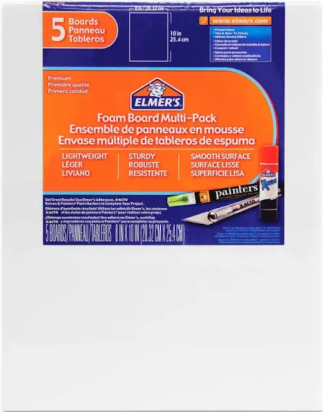 Elmer's White Pre-Cut Foam Board