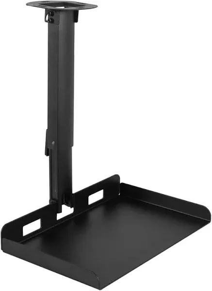 VIVO Black Universal Ceiling Extending Projector Tray, Height Adjustable