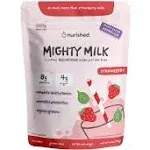 Nurished Mighty Strawberry Milk Kids All in One Daily Protein Powder & Multivitamin Boosted with 2 Billion Probiotics