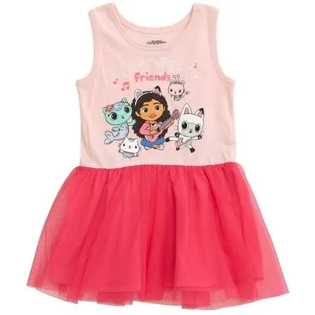 Dreamworks Girls' Gabby's Dollhouse Tulle Dress