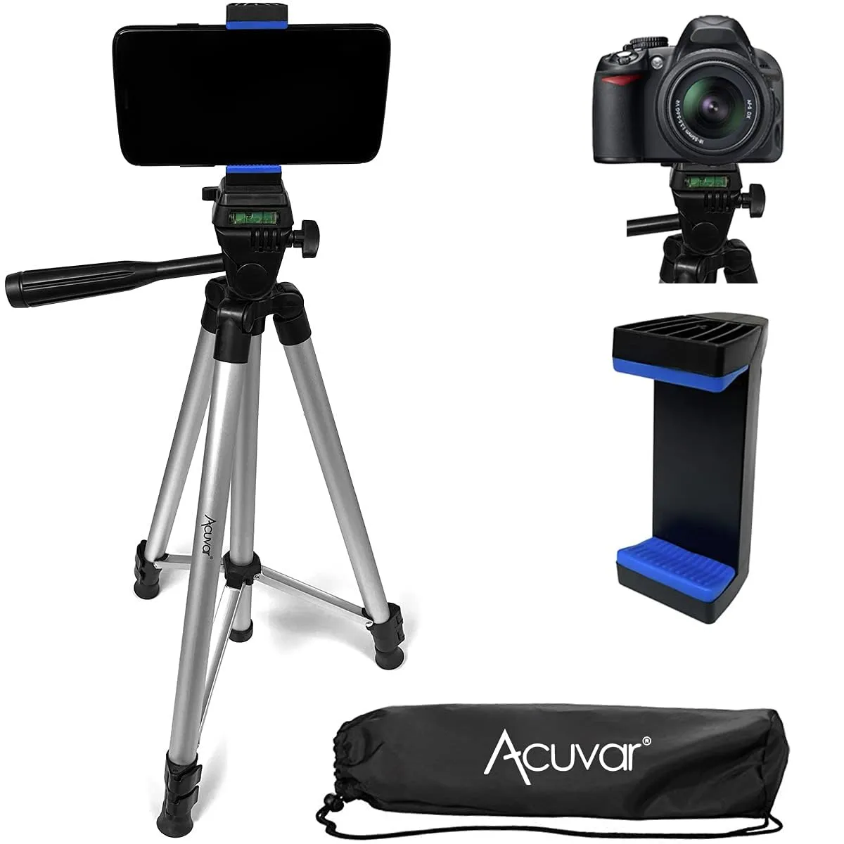 Acuvar 50" Smartphone/Camera Tripod Fits All