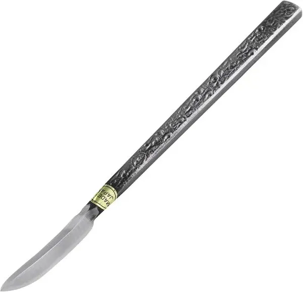 Wazakura Carbon Steel Spear Shaped Bonsai Jin Chisel 7.2 Inches (185 mm) Made in Japan, Deadwood Carving Tool, Japanese Shari