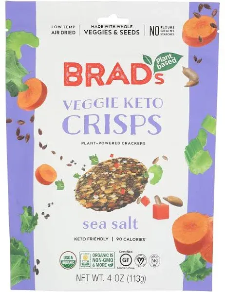 Brad's Plant Based Organic Veggie Keto Crisps