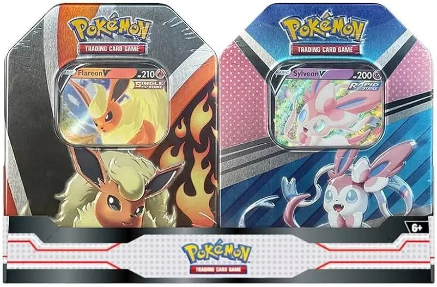 Pokémon Flareon and Sylveon Tin Bundle