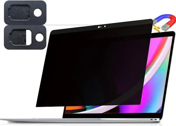 Magnetic Privacy Screen Compatible with Macbook Pro 13 Inch (2016-2022, M1, M2) / Macbook Air 13 in (2018-2021, M1), Removable Anti Blue Light Glare Filter for Mac 13In Laptop