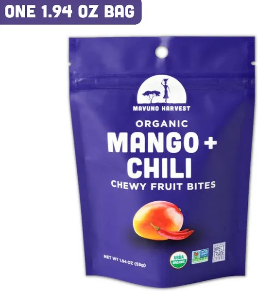 Mavuno Harvest Organic Fruit Bites Mango & Chili