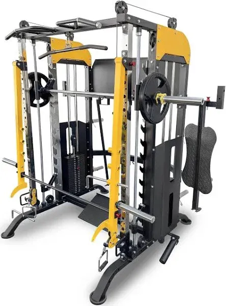 French Fitness FSR90 Multi-Functional Trainer Smith & Rack System