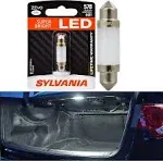 Sylvania ZEVO LED Light 578 White 6000K One Bulb Interior Dome Upgrade Stock OE