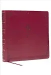 NABRE XL, Catholic Edition, Leathersoft, Burgundy, Comfort Print: Holy Bible [Book]