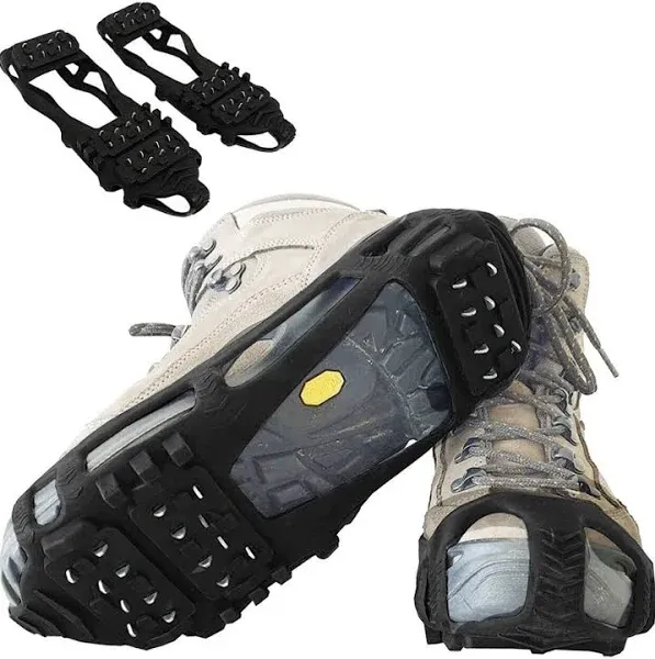 Ice Snow Traction Cleats - XLarge Lightweight Crampon Cleats for Walking on S...