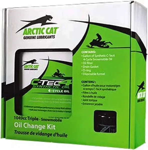 Arctic Cat 4-Cycle Synthetic C-TEC4 Oil Change Kit