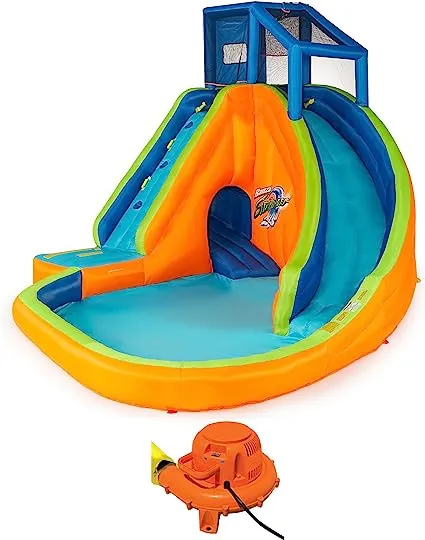 Banzai Sidewinder Falls Inflatable Water Park Pool