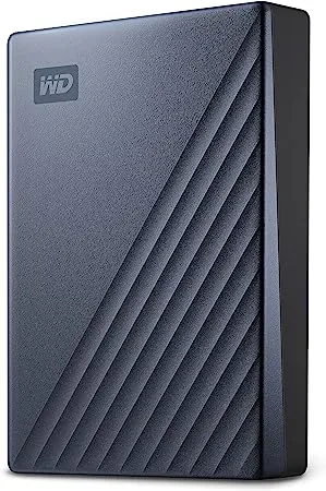 WD My Passport Ultra WDBFTM0040BBL 4 TB Hard Drive - External - Portable - Blue