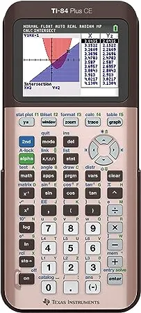 Texas Instruments Ti-84 Plus CE Graphing Calculator, Space Grey