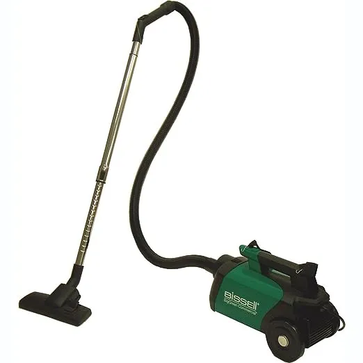 Bissell BigGreen Commercial BGC3000 Portable Canister Vacuum, Green, Black