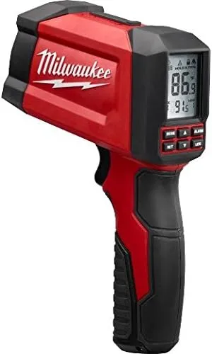 Milwaukee  2269-20 30:1 Infrared/Contact Temp-Gun - Red - Excellent