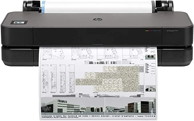 HP DesignJet T210 Large Format 24-Inch Color Plotter Printer Black