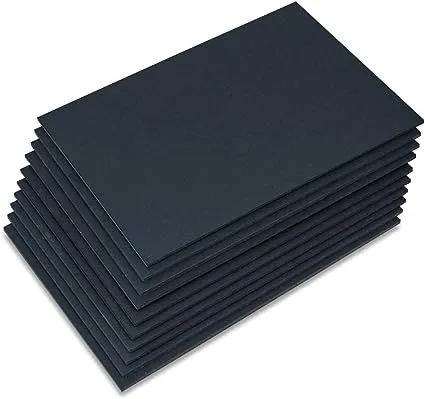 Union Premium Black Foam Board 24 x 36 x3/16" 10-Pack : Matte Finish High-Density Professional Use, Perfect for Presentations, Signboards, Arts and Crafts, Framing, Display (Black, 24 x 36 x 3/16")